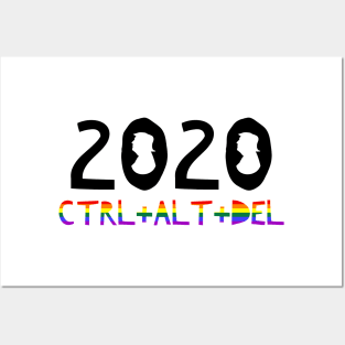 2020 Reset Ctrl+Alt+Del Posters and Art